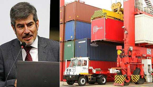 El ministro Valencia sostuvo que los acuerdos comerciales son herramientas útiles para protegerse de las turbulencias del comercio exterior global. (Foto: El Comercio)