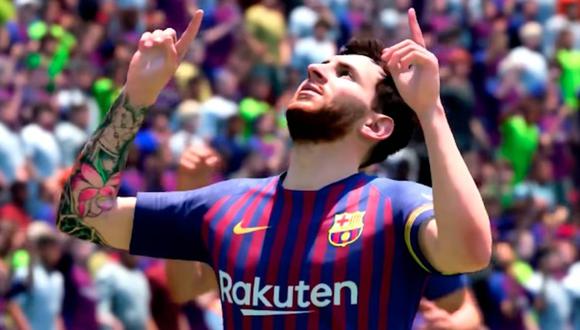 Lionel Messi en FIFA 19. (EA)
