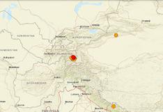 Terremoto de magnitud 6,8 estremece el este de Tayikistán