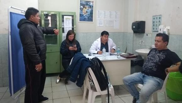 Todos sufrieron lesiones leves y fueron conducidos al hospital Leoncio Prado de Huamachuco. (Foto: PNP)