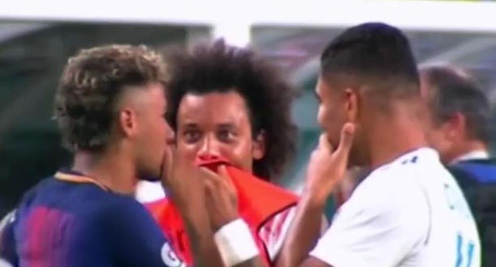 Neymar confiesa a Marcelo y Casemiro que se va al PSG. (Foto: captura)