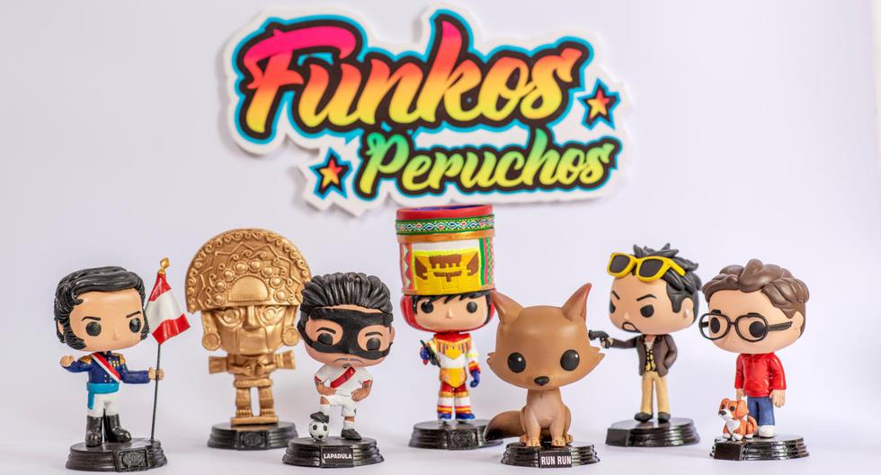 En Peruchos Pop! representan a personalidades de la cultura popular peruana a la manera de los famosos muñecos cabezones. (Foto: Omar Lucas).