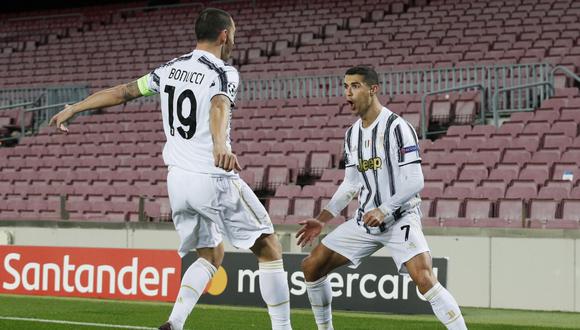 Leonardo Bonucci destacó el trabajo de Cristiano Ronaldo. (Foto: REUTERS)