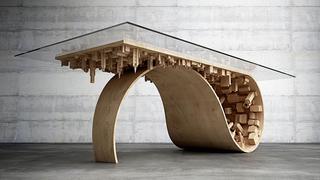 Diseñador propone nueva mesa inspirada en película Inception