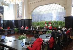 Vizcarra encabezó sesión de Consejo de Ministros en la que se evaluaron medidas del Gobierno ante el COVID-19