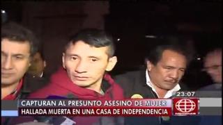 Presunto asesino de mujer en Independencia se entregó a policía