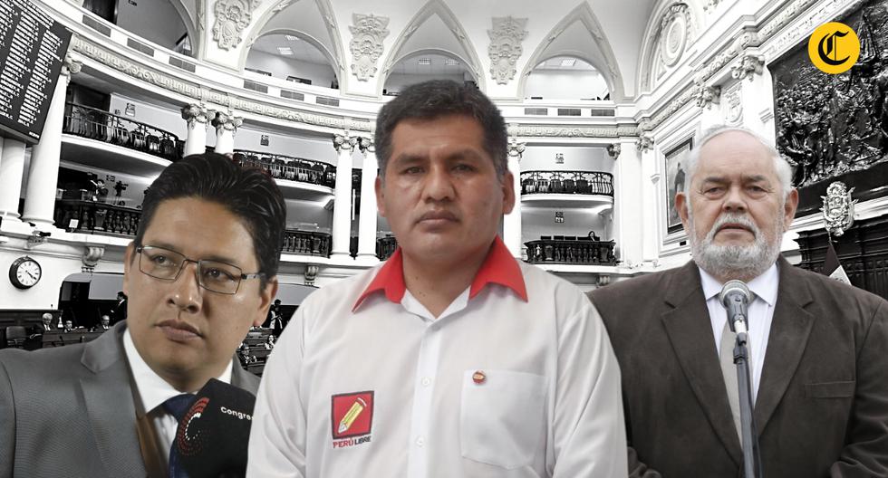 Los congresistas López, Quito y Montoya indicaron que Acción Popular, Perú Libre y Renovación Popular apoyarán aprobación de proyecto que busca sancionar con cuatro años de prisión la difamación agravada. (Foto: El Comercio)
