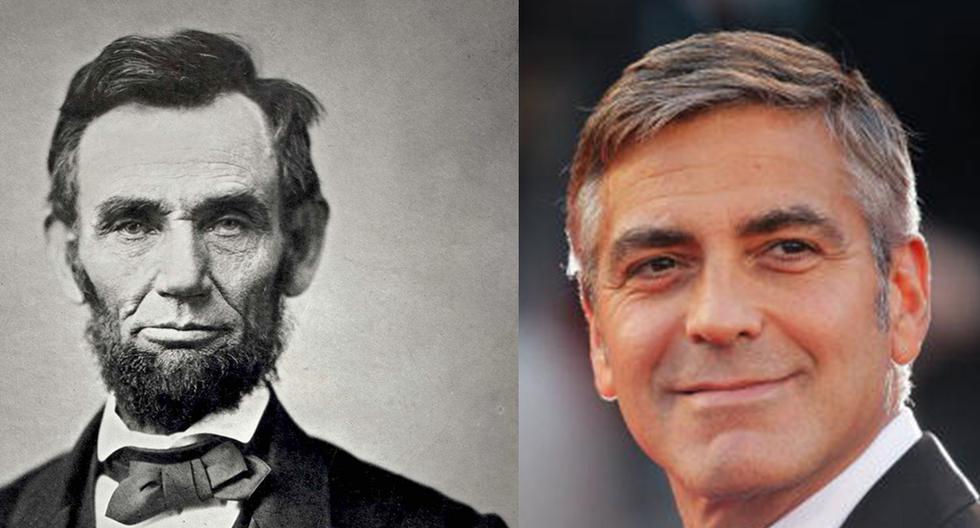 George Clooney es pariente lejano de Abraham Lincoln. (Imagen: Wikipedia Commons/ GettyImages)