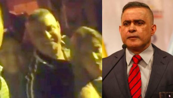 El video del fiscal general chavista Tarek William Saab que grabaron durante fiesta. (Foto: Captura / EFE)
