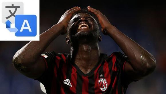 Futbolista del Milan es “víctima” de Google Translate