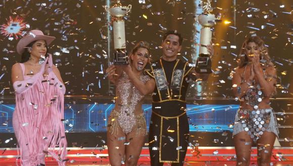 Gabriela Herrera y Raúl Carpena ganaron el reality ‘Baila Conmigo’ de “Esto es guerra”. (Foto: Esto es guerra)