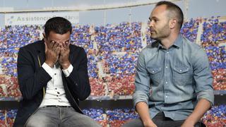 El emotivo discurso de Iniesta que hizo llorar a Xavi Hernández