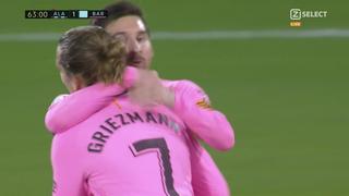 Barcelona vs. Alavés: Antoine Griezmann la pinchó y marcó el 1-1 de los culés | VIDEO