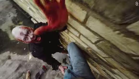YouTube: hombre escapó de zombies con saltos de parkour (VIDEO)