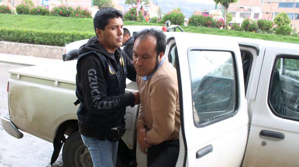 Ch&aacute;vez Alfaro, detenido en flagrante delito, ser&aacute; trasladado a la carceleta del poder judicial de Huaraz para su juzgamiento (Foto: Ministerio P&uacute;blico)