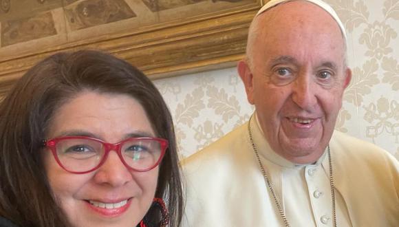 Periodista y Papa Francisco se reunieron en el Vaticano la mañana de ayer. 
Foto: Paola Ugaz