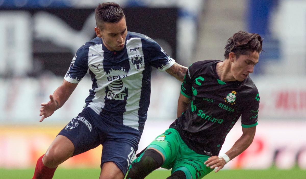 Monterrey empató 2-2 contra Santos Laguna por la fecha 3 del Apertura de la Liga MX | Foto: AFP