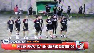 River Plate entrena en sintético para enfrentar al Juan Aurich