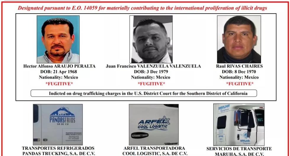 La organización de narcotráfico de los Valenzuela movió varias toneladas de droga para el Cártel de Sinaloa, según Estados Unidos. (OFAC).