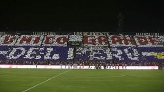 Alianza Lima: hinchas no podrán realizar mosaico en el clásico