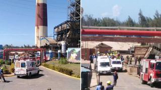 Atrapados cuatro trabajadores en un incidente en una termoeléctrica cubana