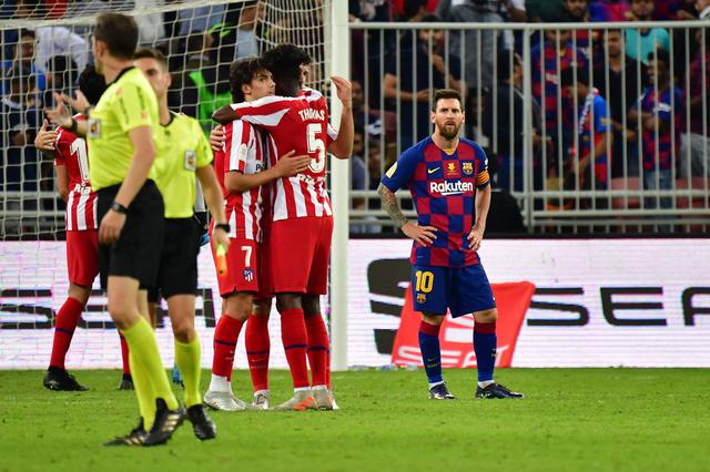 Barcelona vs. Atlético de Madrid: las mejores imágenes de la semifinal de la Supercopa de España. (AFP / Giuseppe CACACE)