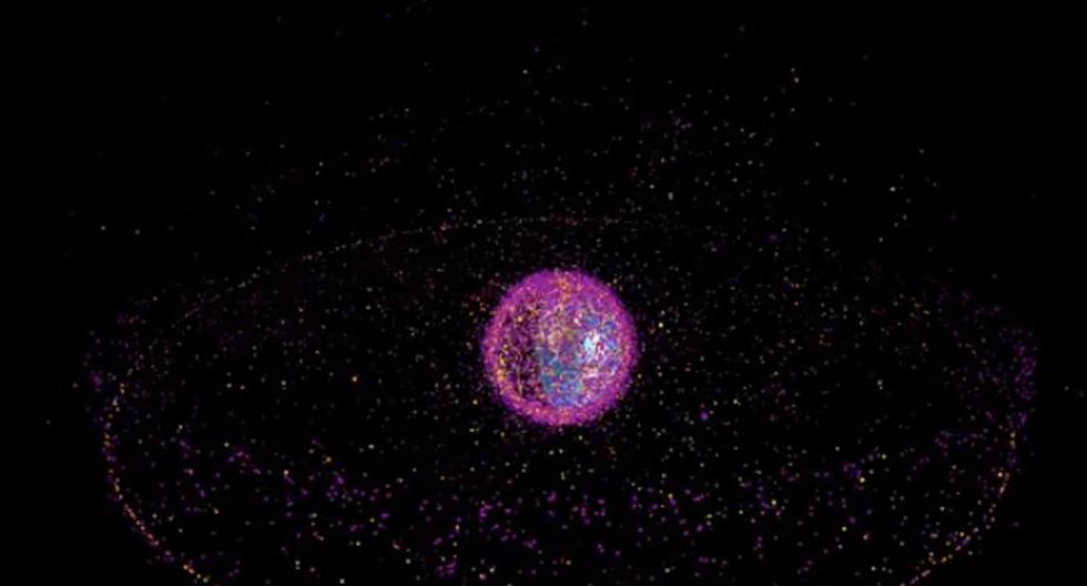 Según algunos analistas, hay hasta 7.000 toneladas de basura espacial que orbita nuestro planeta. (Foto: captura YouTube)