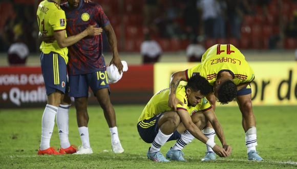 Colombia se quedó fuera del Mundial de fútbol de Qatar 2022. (Foto: EFE)