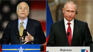 John McCain dice que Vladimir Putin es más peligroso que el Estado Islámico