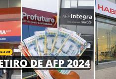 Cronograma oficial de AFP 2024: Mañana inician las solicitudes de retiro