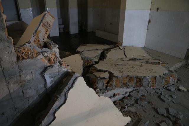 Sismo en Arequipa: instituto superior de Bella Unión en ruinas. (Foto: Alonso Chero)