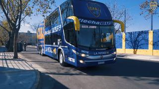 River vs. Boca: así se ve el primer "bus blindado" del fútbol argentino donde llegarán los 'xeneizes'