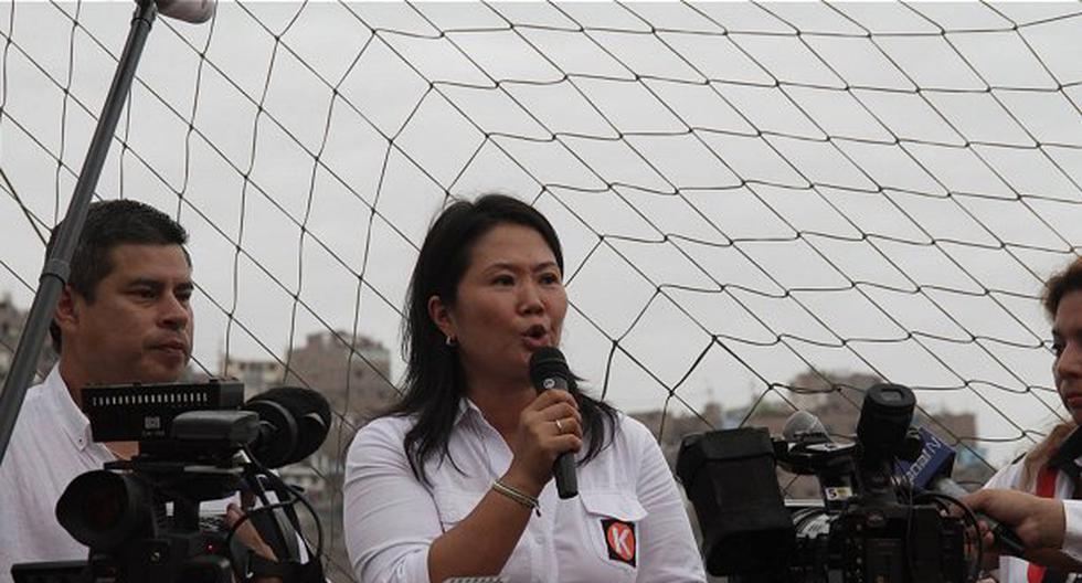 Keiko Fujimori se limitó a agradecer a Pedro Pablo Kuczynski por su apoyo durante las elecciones del año 2011. (Foto: Facebook)