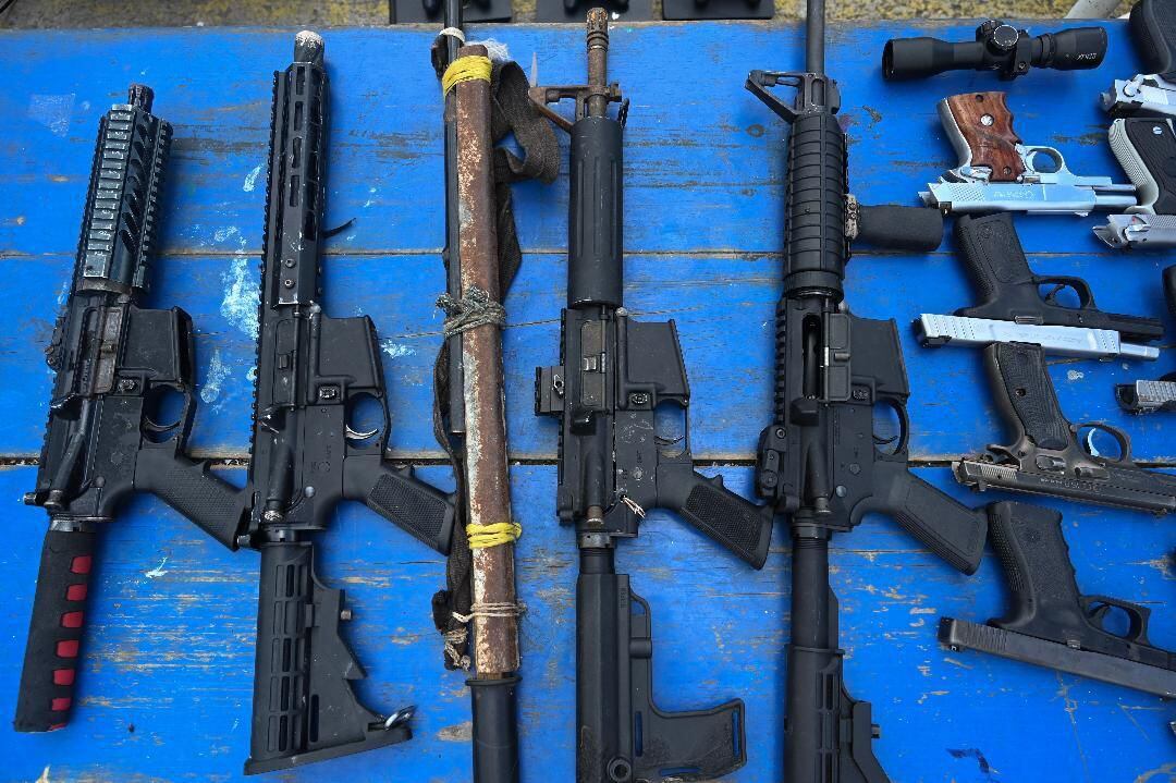 Weapons of different calibers have been found in prisons in Honduras and other countries in the region.  (GETTY IMAGES).