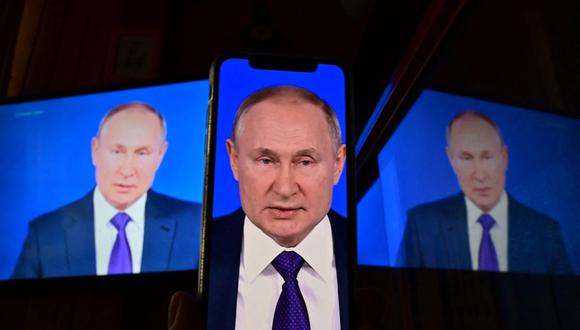 Vladimir Putin, presidente de Rusia. (YURI KADOBNOV / AFP).