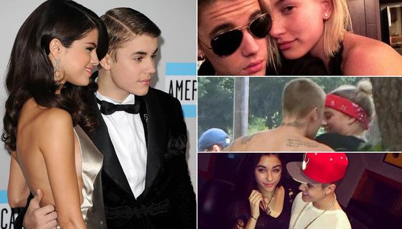 El hilo sobre las 'traiciones' de Justin Bieber a Selena Gómez se ha convertido en un viral en Twitter. (Fotos: Agencias/ Instagram)