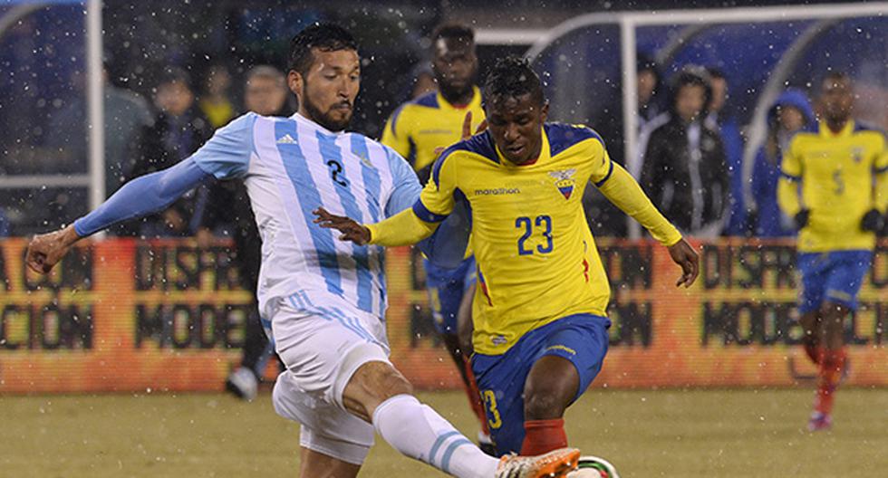 Argentina y Ecuador se enfrentaron en New Jersey (Foto: EFE)