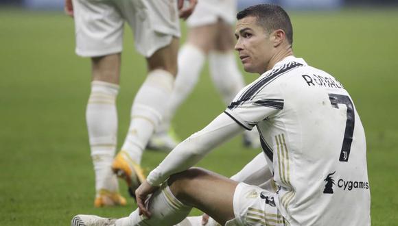 Cristiano Ronaldo fue criticado por la prensa italiana. (Foto: AP)