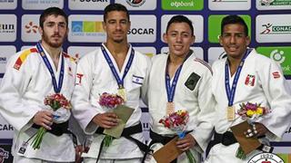 Judoca peruano Juan Postigos ganó medalla de bronce en el Grand Prix de Cancún