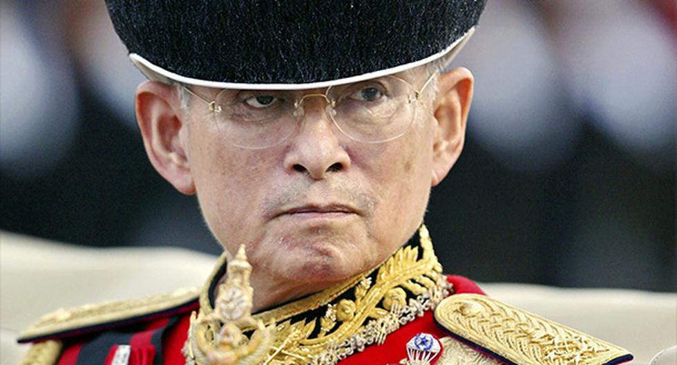 El rey de Tailandia, Bhumibol Adulyadej, falleció hoy a los 88 años. (Foto: EFE)