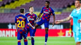 Barcelona se mantiene como líder de LaLiga tras doblegar al Leganés con goles de Ansu Fati y Lionel Messi 