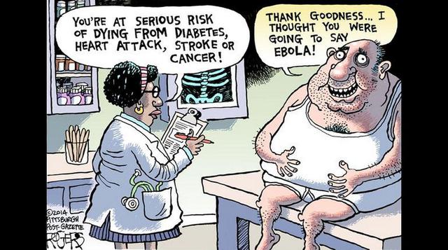 El ébola visto a través de irónicas y reflexivas caricaturas - 11