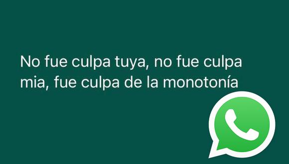 Frases cortas para terminar una relación por WhatsApp | 2023 | DATA | MAG.