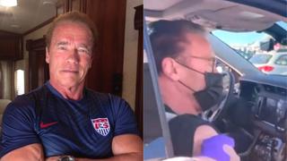 Arnold Schwarzenegger recibe vacuna contra la COVID-19: “Nunca he sido más feliz de esperar en una fila”