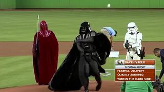 El lado oscuro de la MLB: Darth Vader llegó a béisbol de EE.UU.