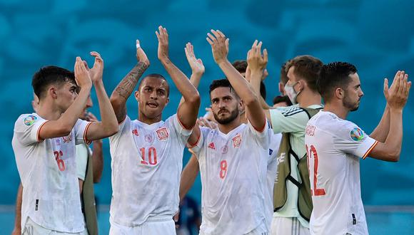 España venció 5-0 a Eslovaquia y clasificó a octavos de final de la Eurocopa 2020. Mira aquí todos los goles del partido. (Foto:  AFP)