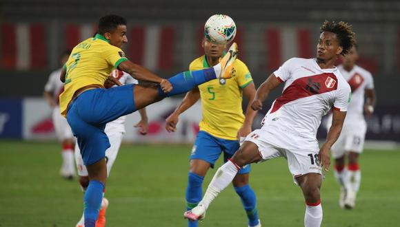 La selección peruana perdió 4-2 con Brasil en Lima en la segunda fecha de las Eliminatorias Qatar 2022. (Foto: Agencias)