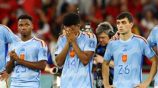 Decepción de Luis Enrique y los jugadores de España tras eliminación en Qatar 2022 | FOTOS