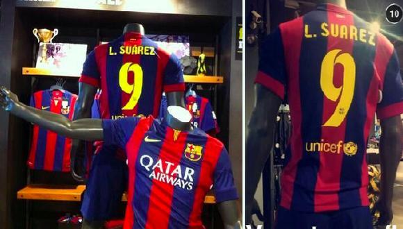¿Suárez blaugrana? en España ya venden camisetas con su nombre