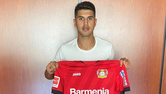 Bayer Leverkusen anunció la contratación de Exequiel Palacios, proveniente de River Plate. (Foto: Twitter)